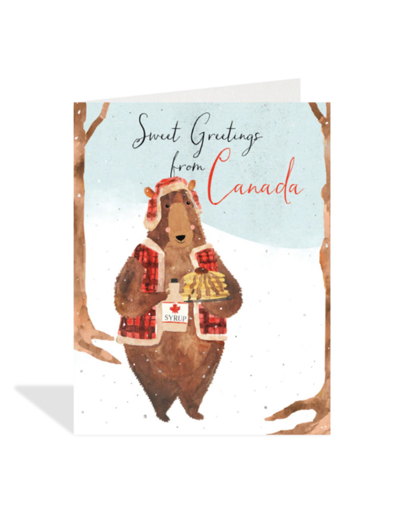 Halfpenny Postage Canada Bear Card