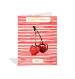Halfpenny Postage Anniversary Cheri Card