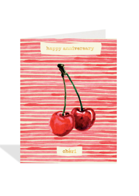 Halfpenny Postage Anniversary Cheri Card