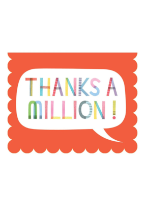 Thanks A Million Card