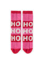 Shiraleah Ho Ho Ho Socks in Pink