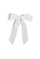 Shiraleah Textured Bow Clip in White