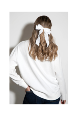 Shiraleah Textured Bow Clip in White