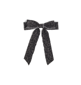 Shiraleah Textured Bow Clip in Black