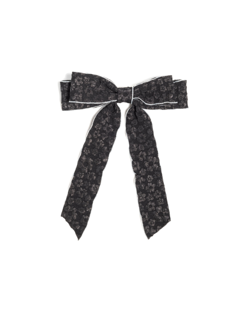 Shiraleah Textured Bow Clip in Black
