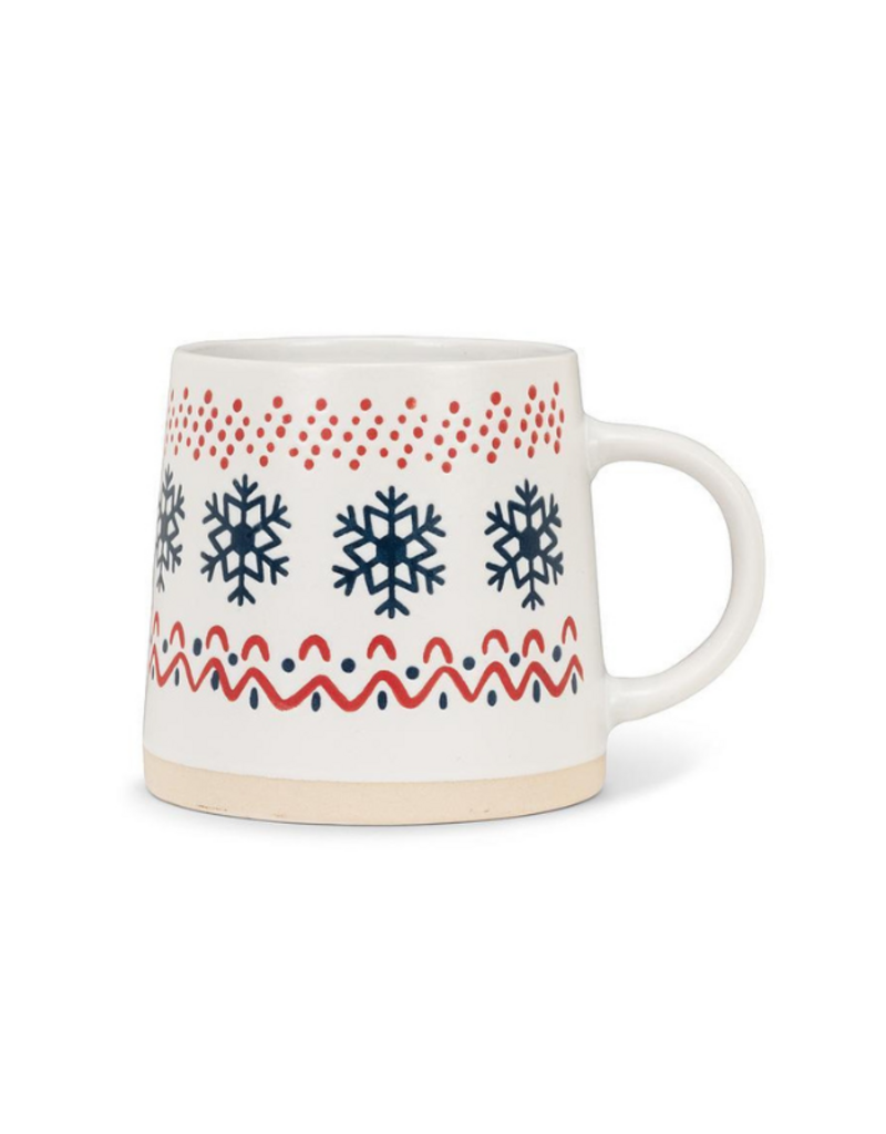 Nordic Pattern Wide Base Mug