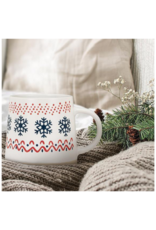Nordic Pattern Wide Base Mug