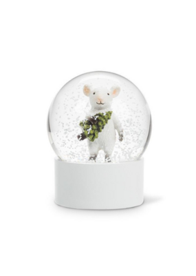 Mouse with Tree Snow Globe