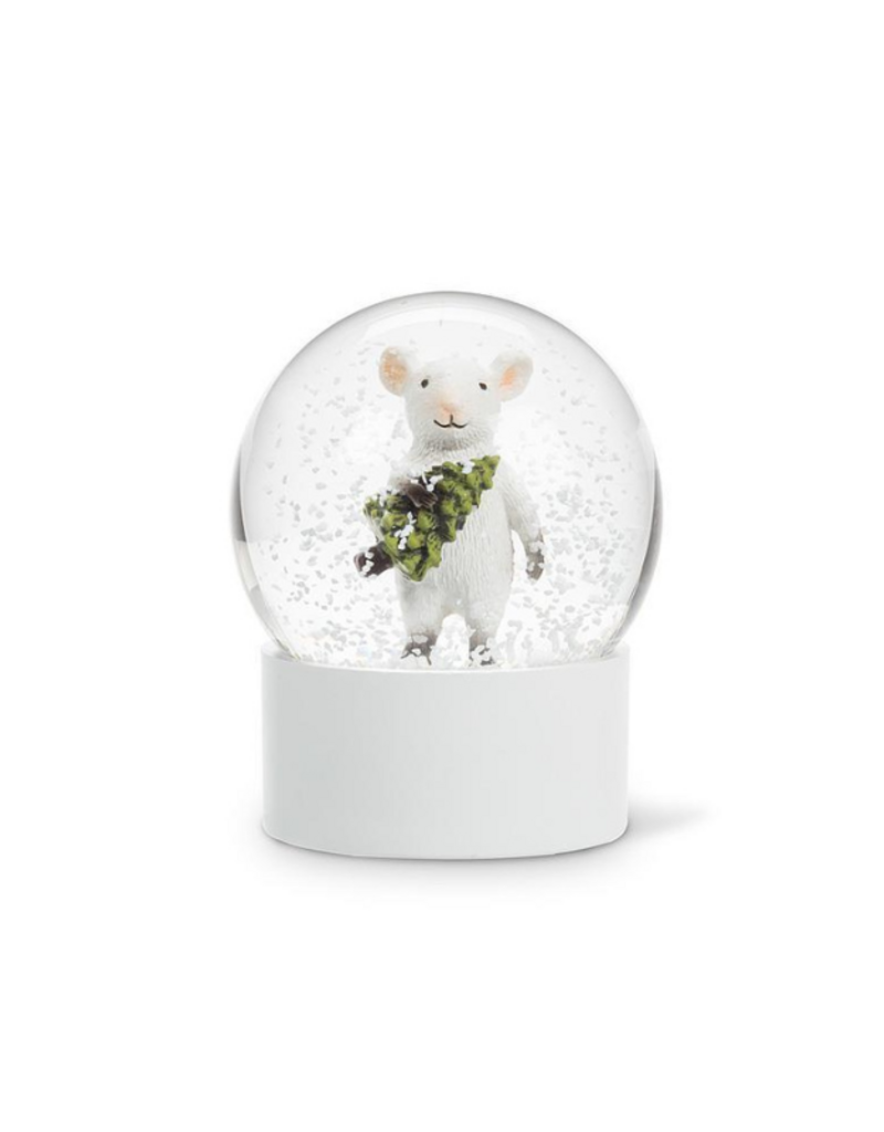 Mouse with Tree Snow Globe