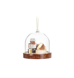 Cheese Board Dome Ornament