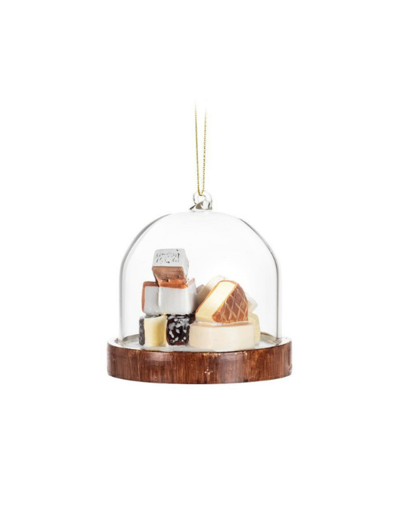 Cheese Board Dome Ornament