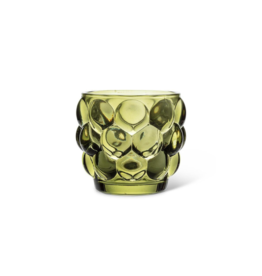 Bubble Votive in Moss 3"