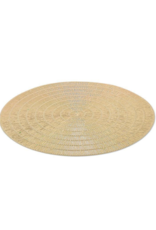 Round Gold Placemat