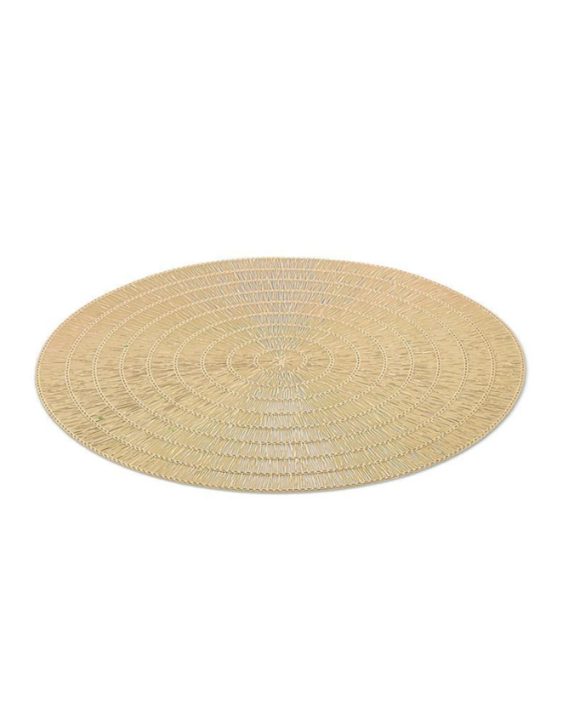 Round Gold Placemat