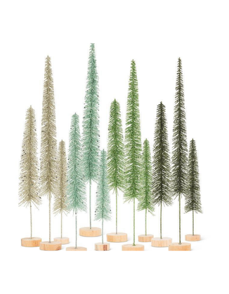 Turquoise Skinny Brush Tree Large