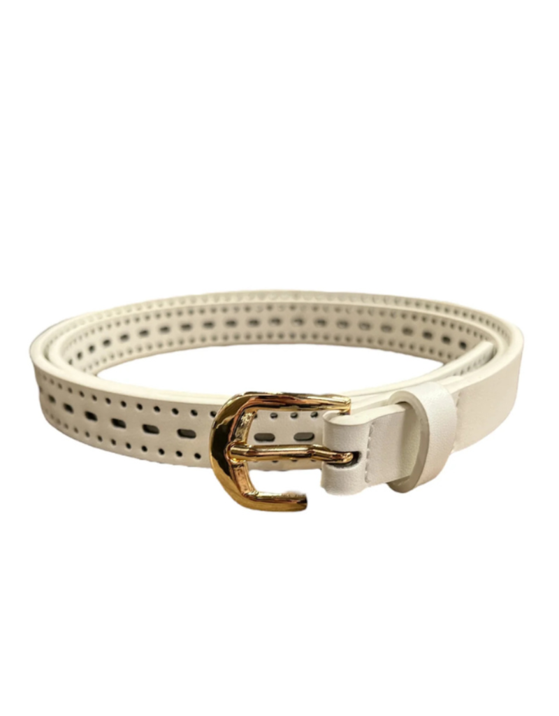 b.young Walli Belt in Marshmallow by b.young