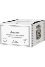 Danica Posy Element Amuse Bouche Plates Set of 4