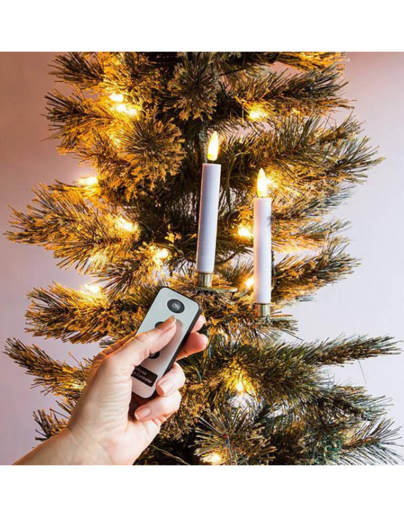Tree Clip Candles Set of 10 LED