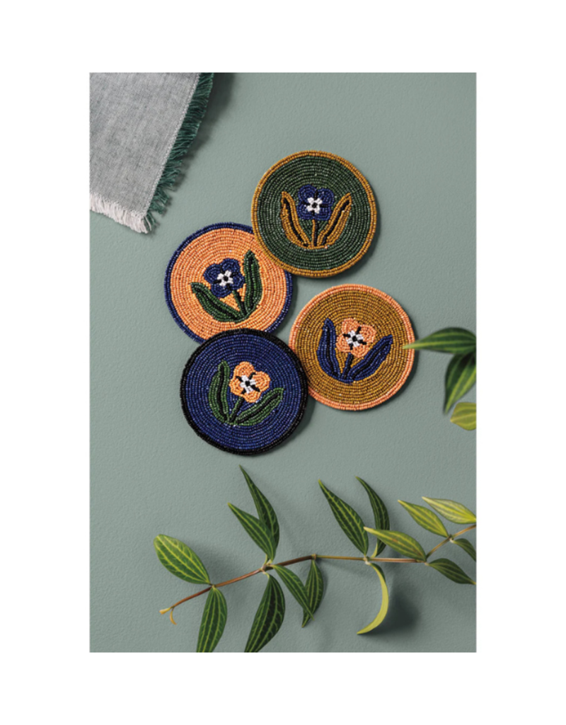 Danica Beaded Teppi Coaster Set of 4