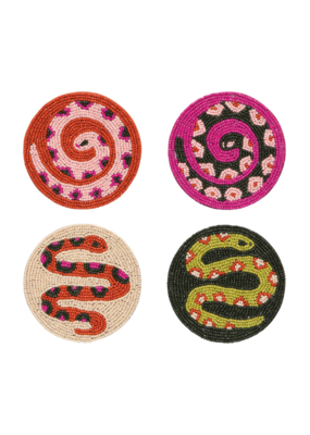 Danica Beaded Gardenland Coaster Set of 4