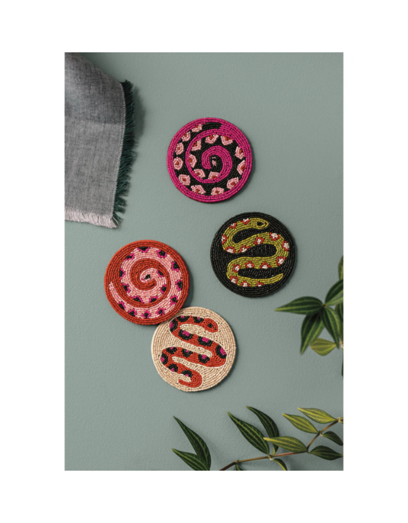 Danica Beaded Gardenland Coaster Set of 4