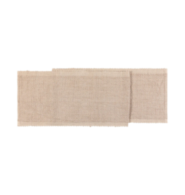 Danica Lattice Dove Grey Table Runner