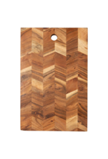 Danica Acacia Chevron Board