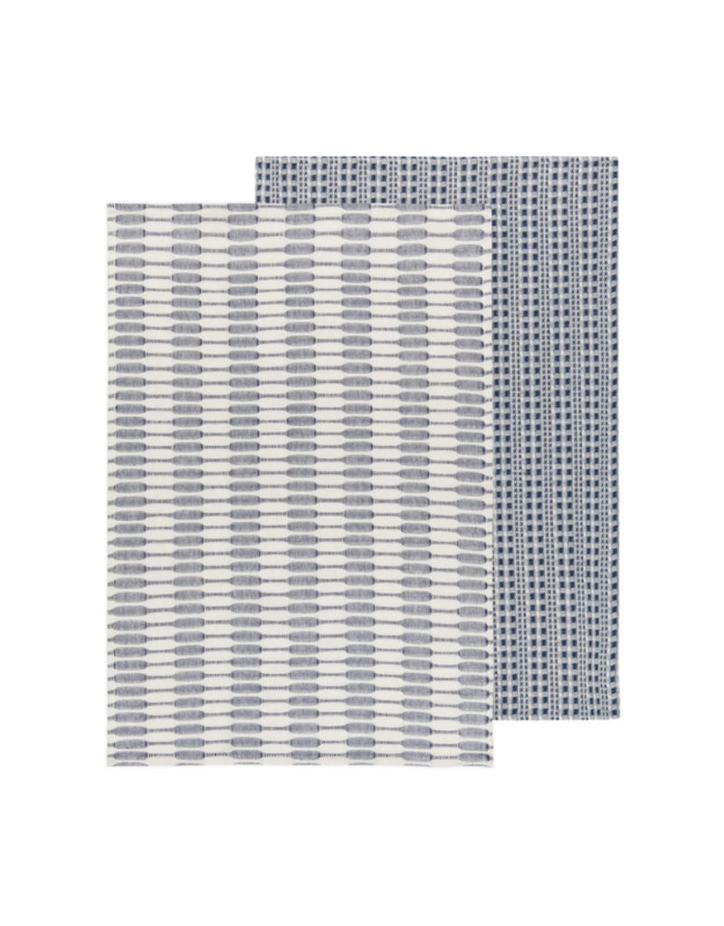 Danica Adobe Dishtowel in Midnight Blue Set of 2