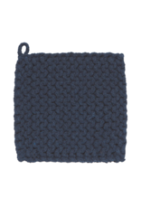 Danica Knit Potholder in Midnight Blue