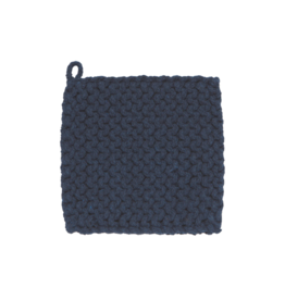 Danica Knit Potholder in Midnight Blue
