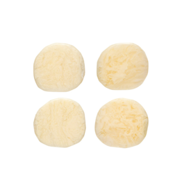 Danica Resin Ivory Coaster Set of 4