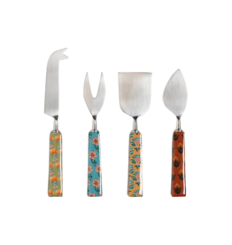 Danica Mosaic Cheese Knives Set of 4