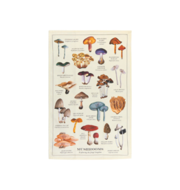 Danica Fine Print Mushroom Tea Towel