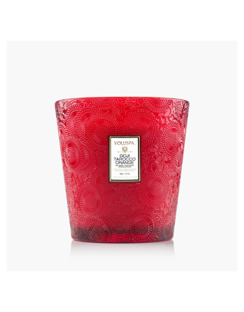 Voluspa 3-Wick Hearth Candle in Goji Tarocco by Voluspa