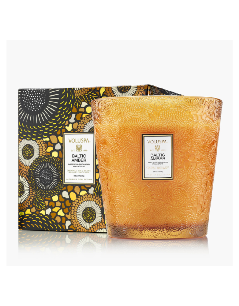 Voluspa 3-Wick Hearth Candle in Baltic Amber Voluspa