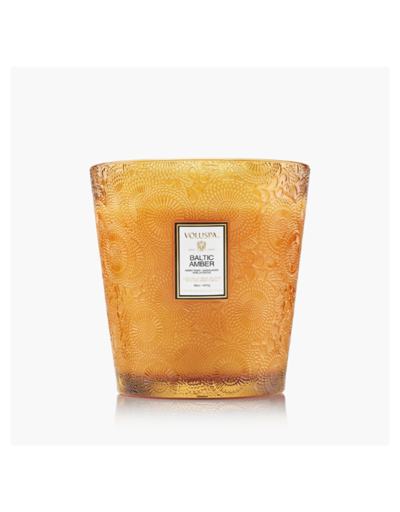 Voluspa 3-Wick Hearth Candle in Baltic Amber Voluspa