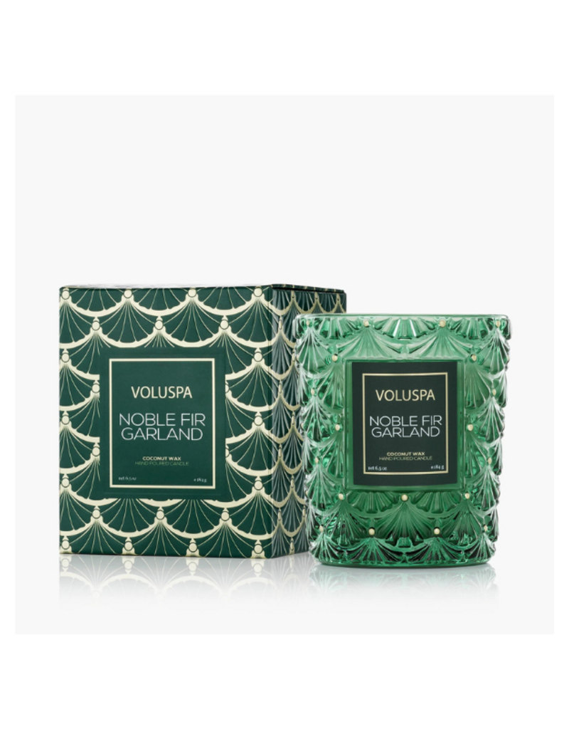 Voluspa Classic Candle in Noble Fir Garland by Voluspa