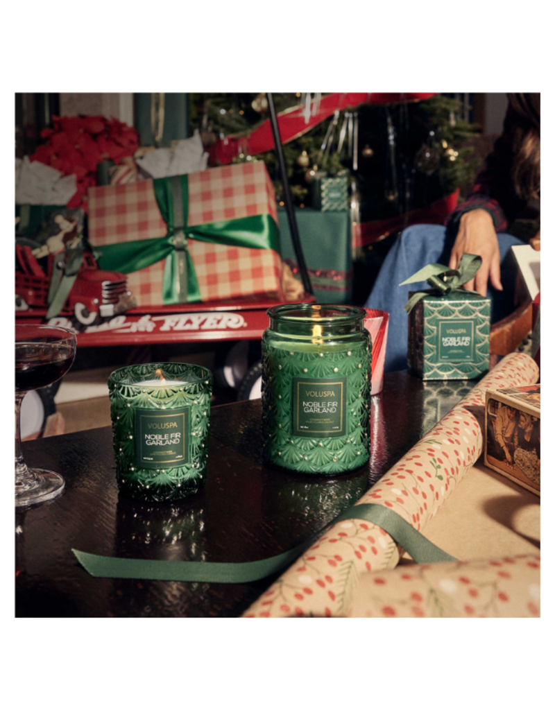 Voluspa Classic Candle in Noble Fir Garland by Voluspa