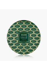 Voluspa 3-Wick Tin Candle in Noble Fir Garland by Voluspa