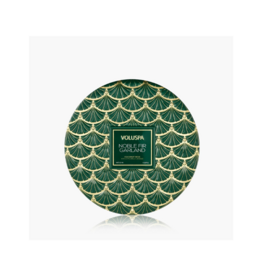 Voluspa 3-Wick Tin Candle in Noble Fir Garland by Voluspa