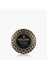 Voluspa Mini Tin Candle in Burning Woods by Voluspa