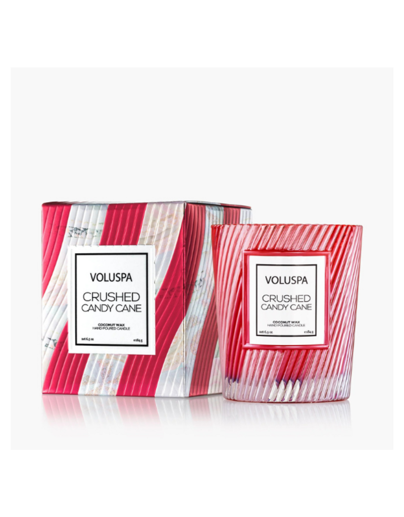 Voluspa Classic Candle in Crushed Candy Cane by Voluspa