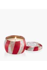 Voluspa Mini Tin Candle in Crushed Candy Cane by Voluspa