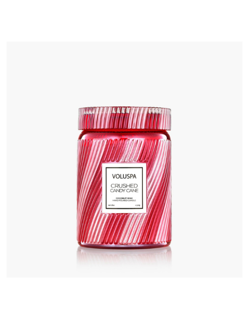 Voluspa Large Jar Candle in Crushed Candy Cane by Voluspa