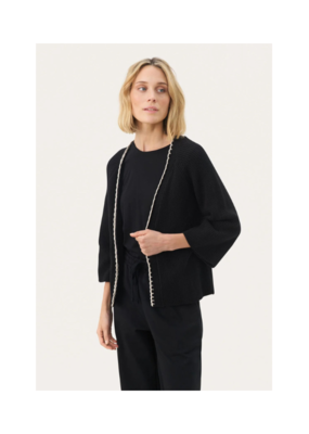 Part Two Tritte Cardigan in Black by Part Two