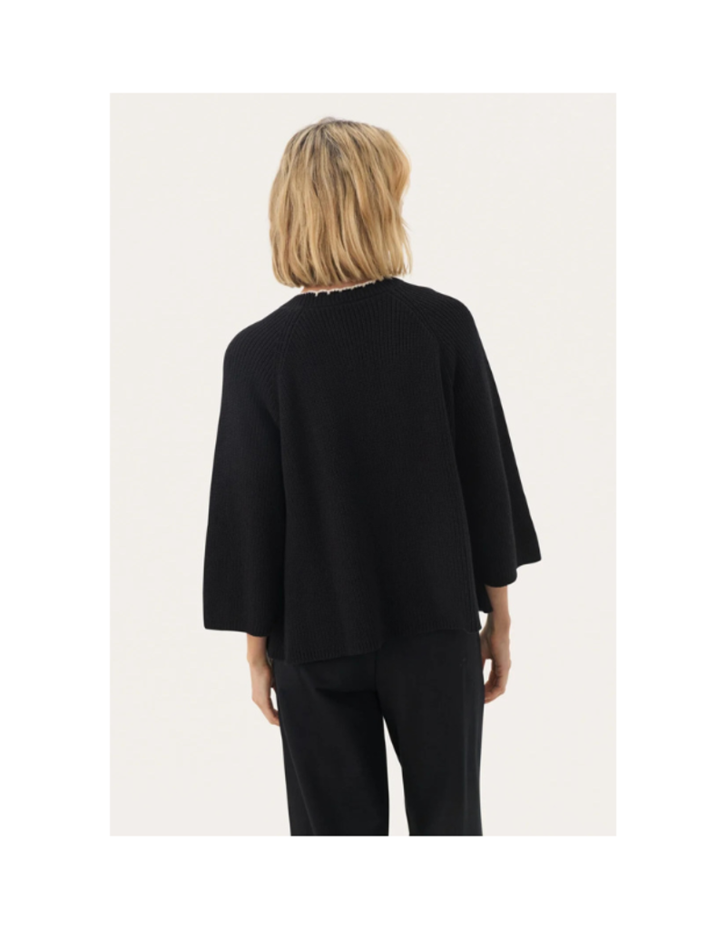 Part Two Tritte Cardigan in Black by Part Two