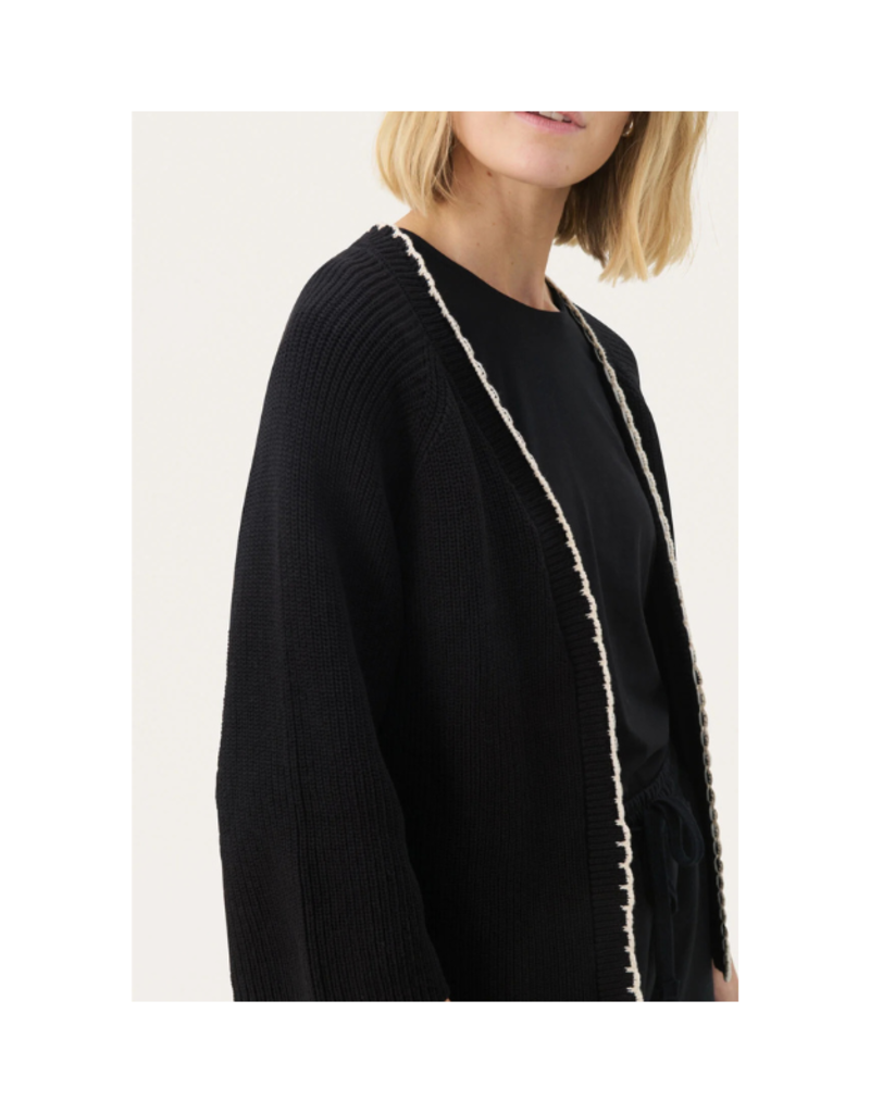 Part Two Tritte Cardigan in Black by Part Two