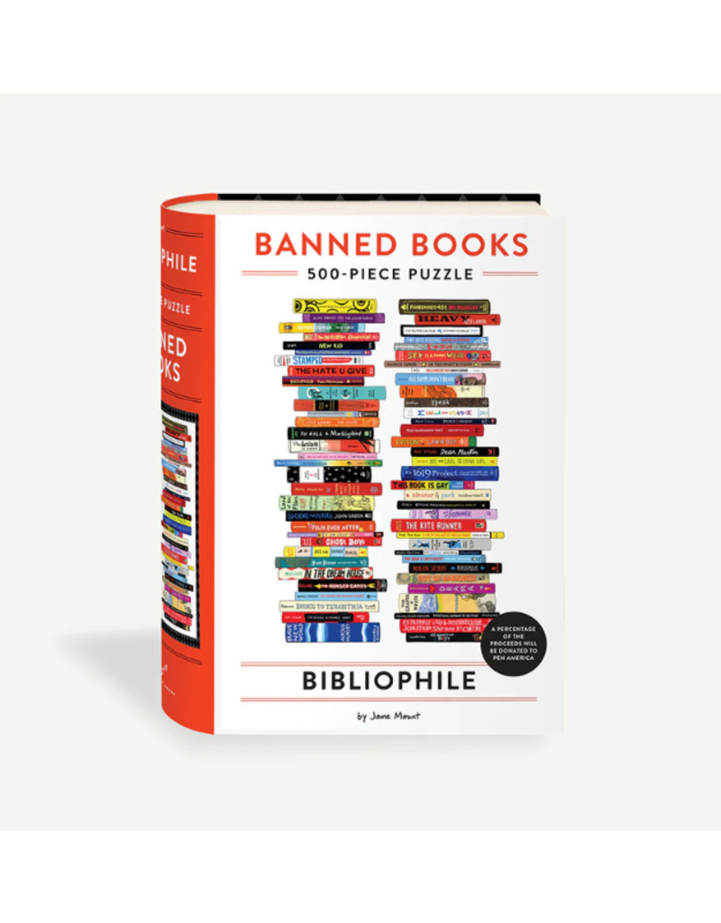 Raincoast Books Bibliophile Banned Books 500 pc Puzzle