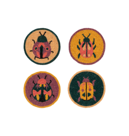 Danica Beaded Amulet Coasters Set of 4