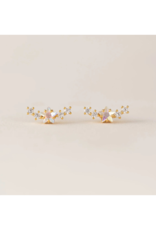 Lover's Tempo Stargazer Climber Earrings Clear by Lover's Tempo